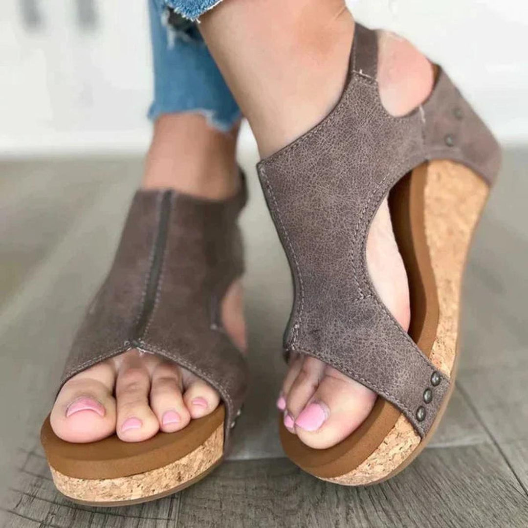 Damen Sandalen Offener Zehenbereich Elegantes Design
