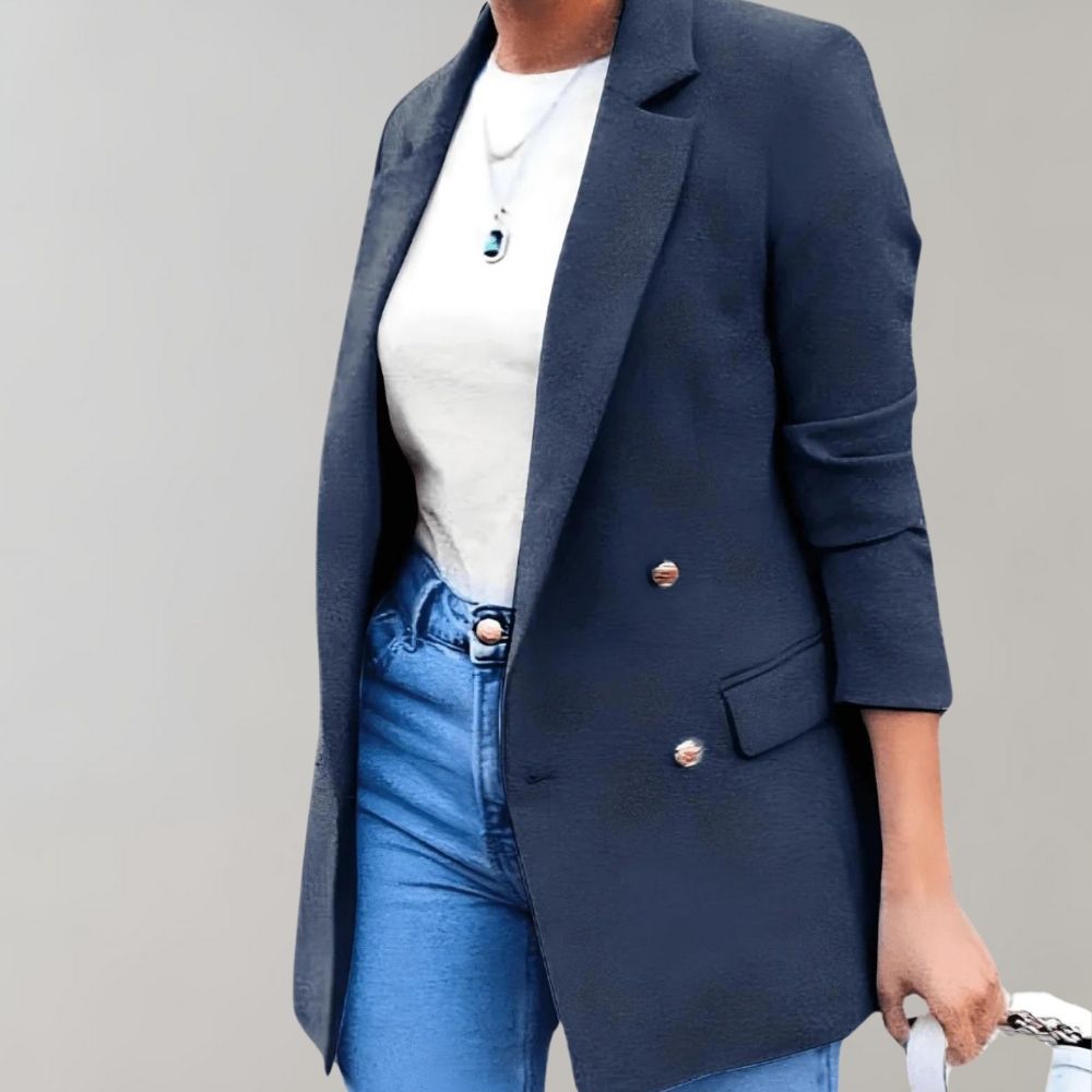 Herbst Blazer Damen Modern Chic - IdealeKleiden