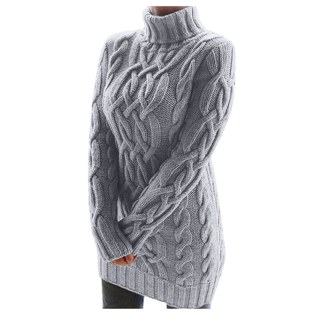 Strick Rollkragenpullover Weich und Warm