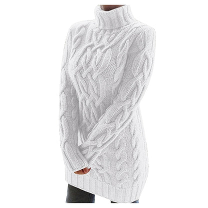 Strick Rollkragenpullover Weich und Warm