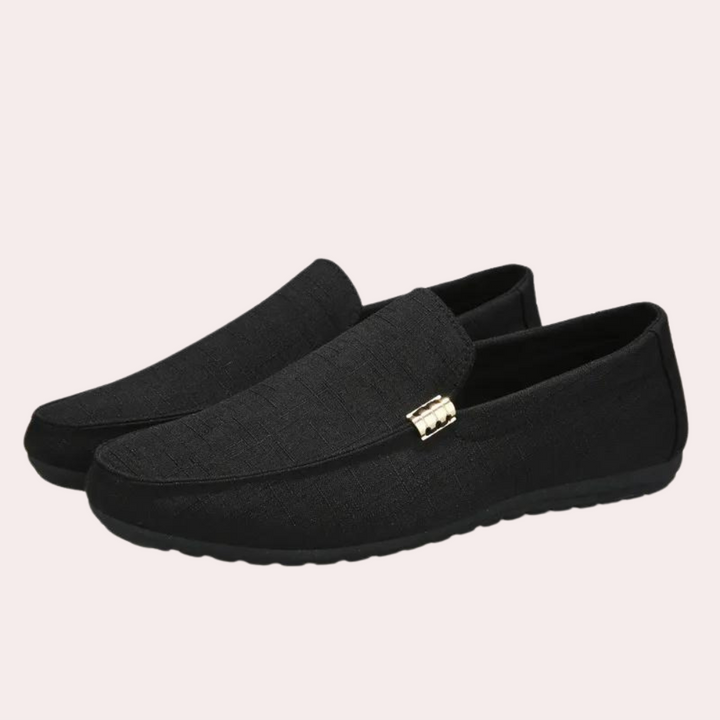 Herren Loafer Schuhe Leicht Canvas Sommer