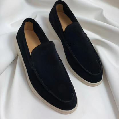 Bequeme Herren Slipper Wildleder Schuhe