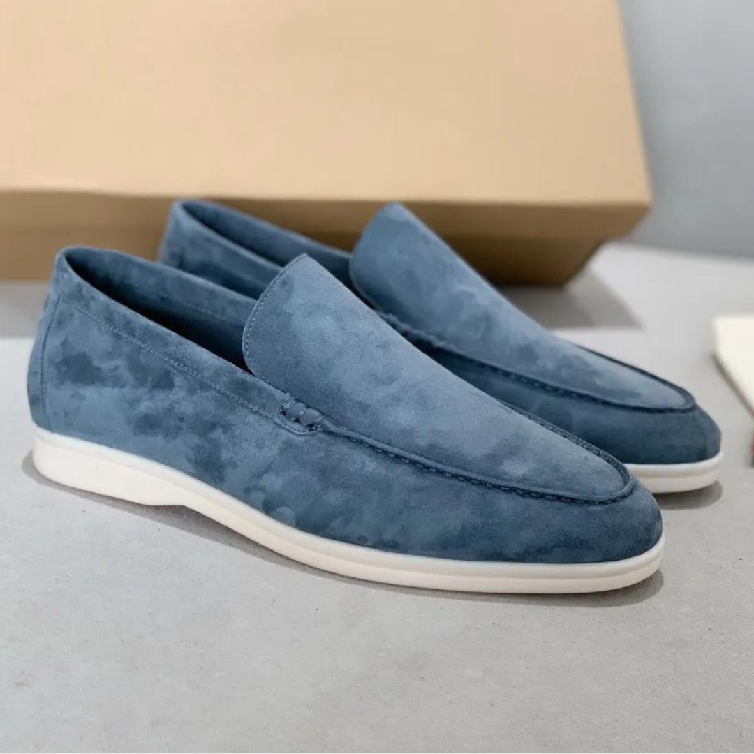 Bequeme Leder Loafer für Herren