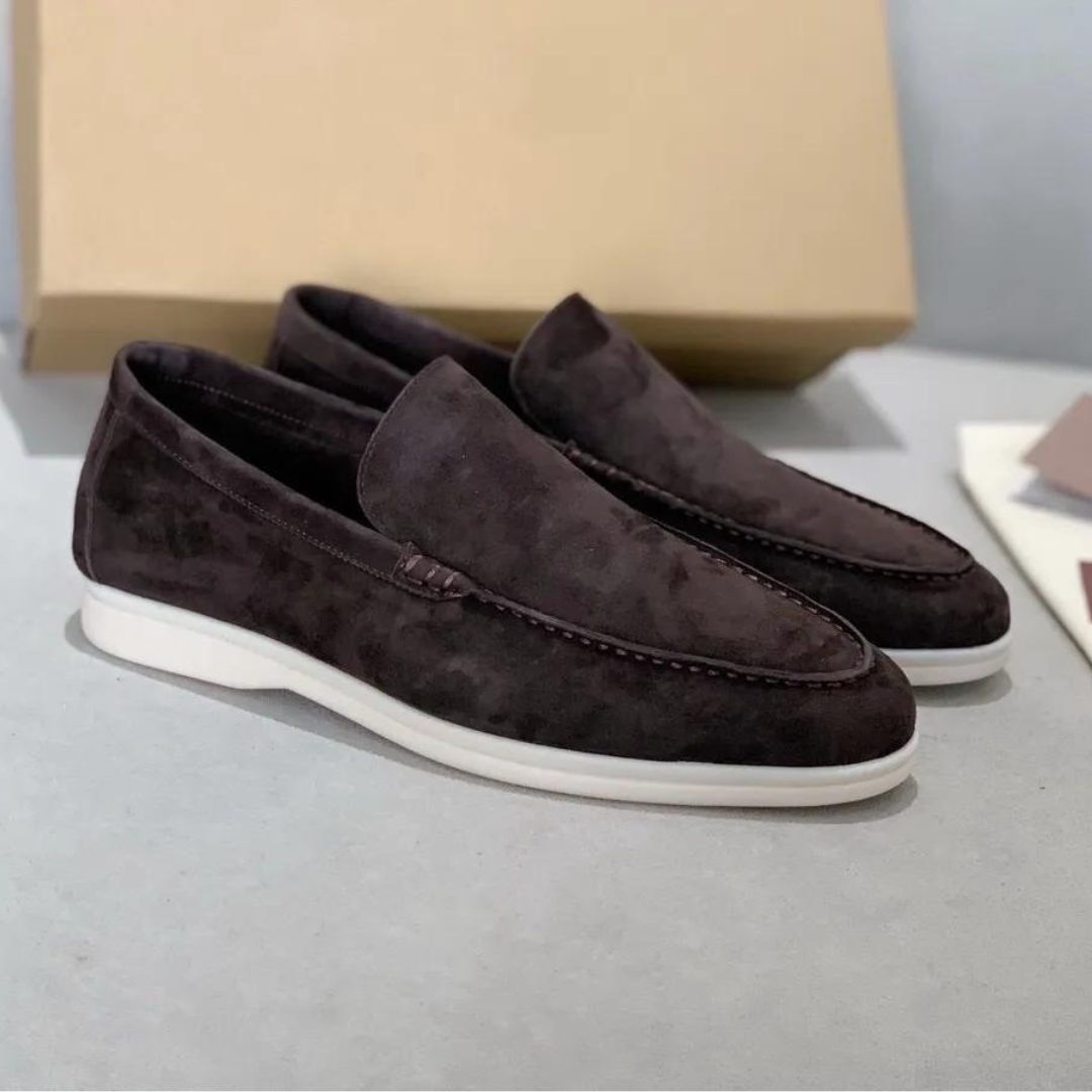 Bequeme Leder Loafer für Herren