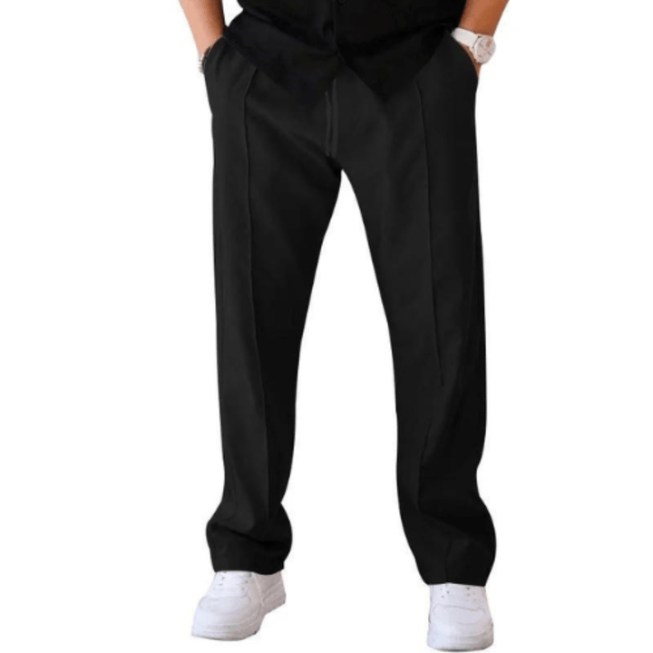Bequeme Herrenhose Sommer Gerade Bein - IdealeKleiden