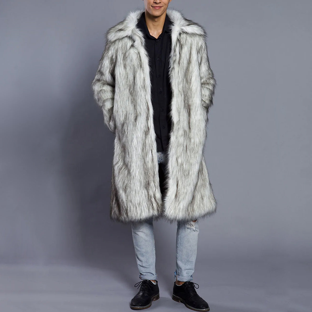 Vitali Winter Pelz-Mantel Luxus Design