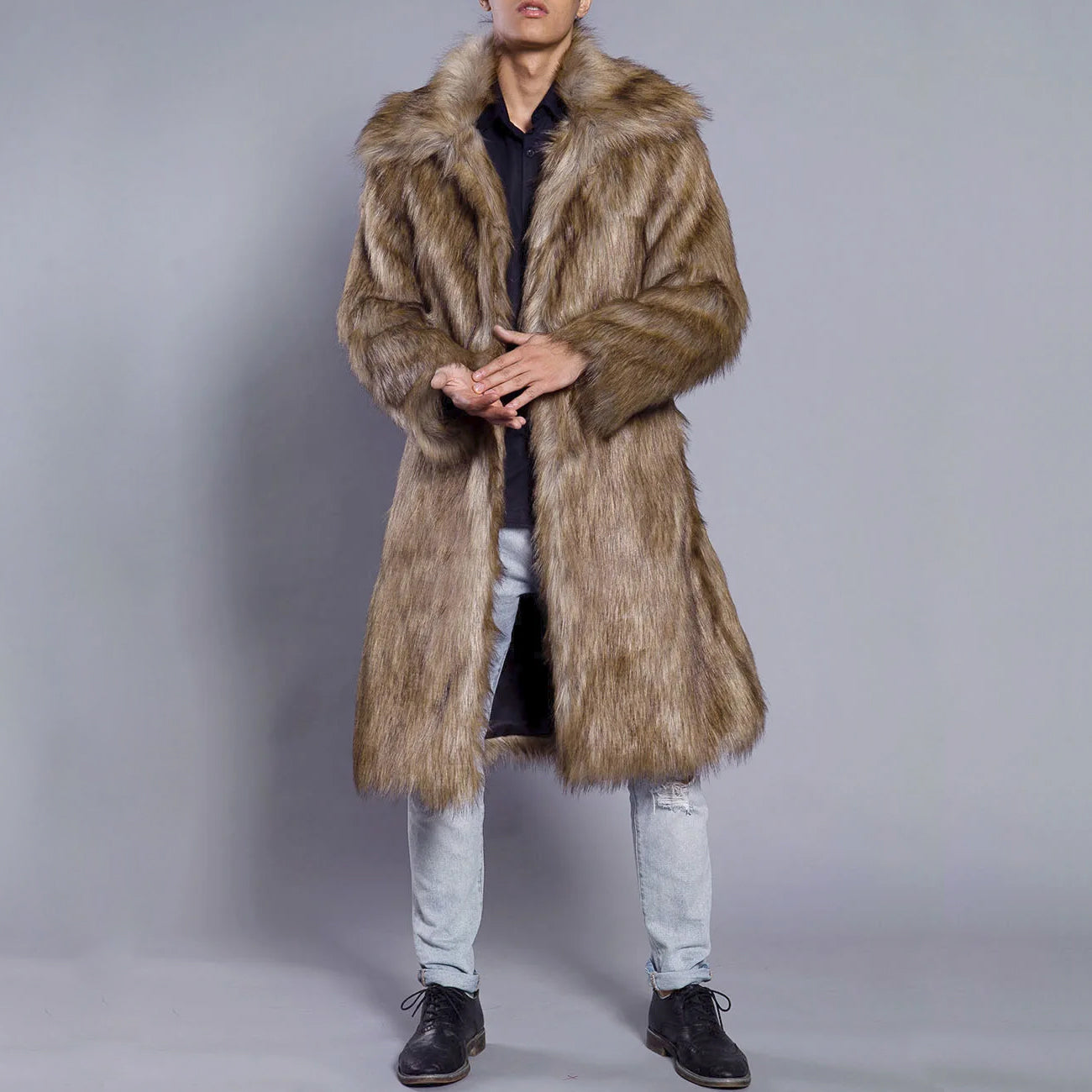 Vitali Winter Pelz-Mantel Luxus Design