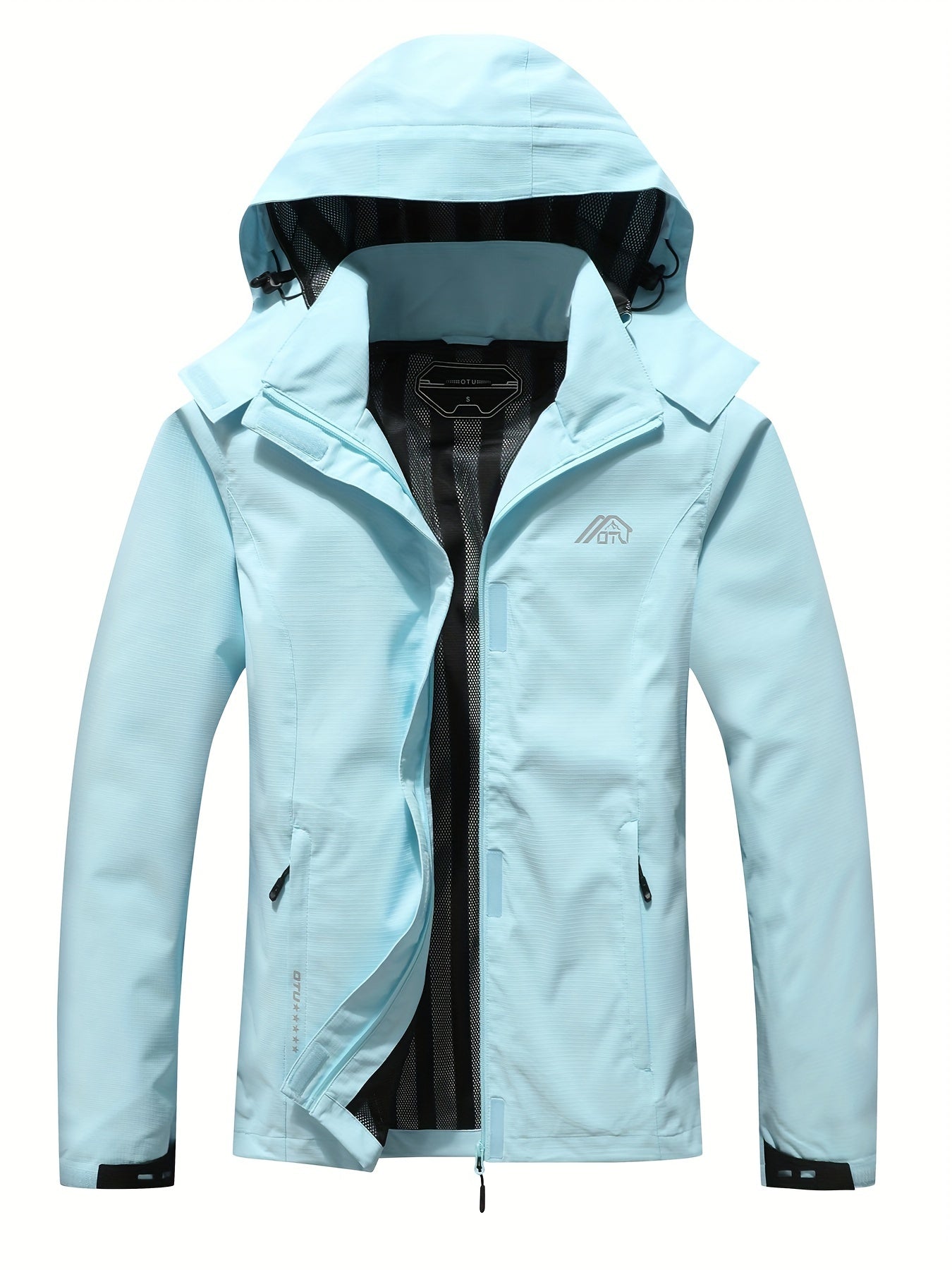 Wasserdichte Outdoorjacke Kapuze Herbst Frühling