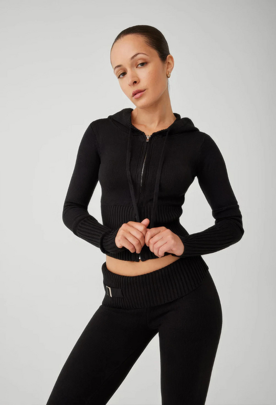 Strick Zweiteiler Damen Loungewear Set