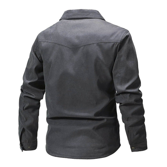 Herren Flanellhemdjacke Warm Gefüttert - IdealeKleiden