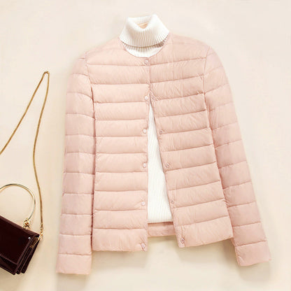 Leicht Gesteppte Daunenjacke Damen