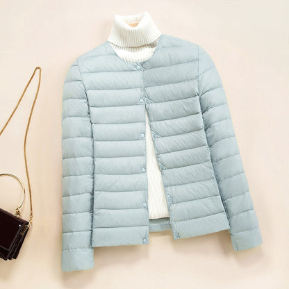 Leicht Gesteppte Daunenjacke Damen - IdealeKleiden