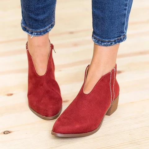 Modische Frauenstiefel Bequem Schick - IdealeKleiden