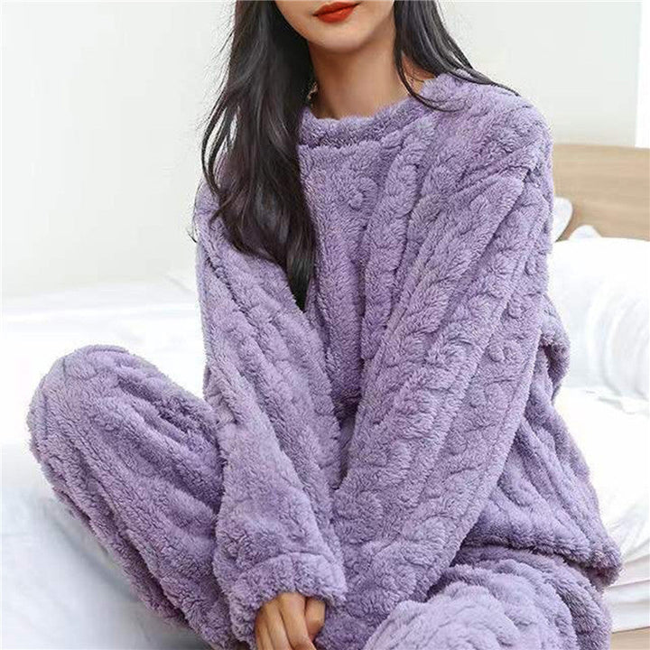 Damen Pulloveranzug Warm Bequem Langärmlig