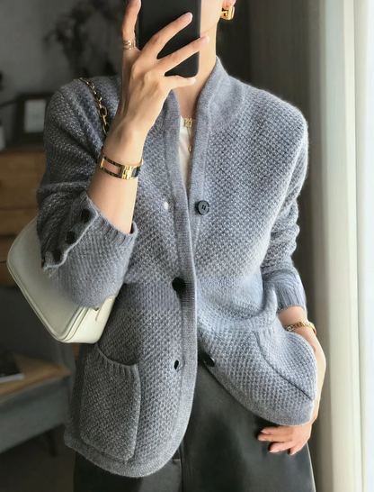 Eleganter Damen Cardigan Kaschmir Weich