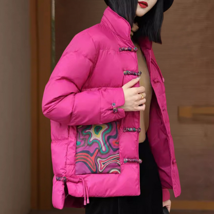 Stylische Winterjacke Frauen Warm & Elegant