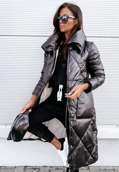 Warm gesteppter Parka Damen Herren Winterjacke