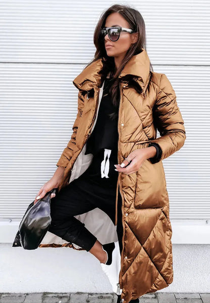 Warm gesteppter Parka Damen Herren Winterjacke