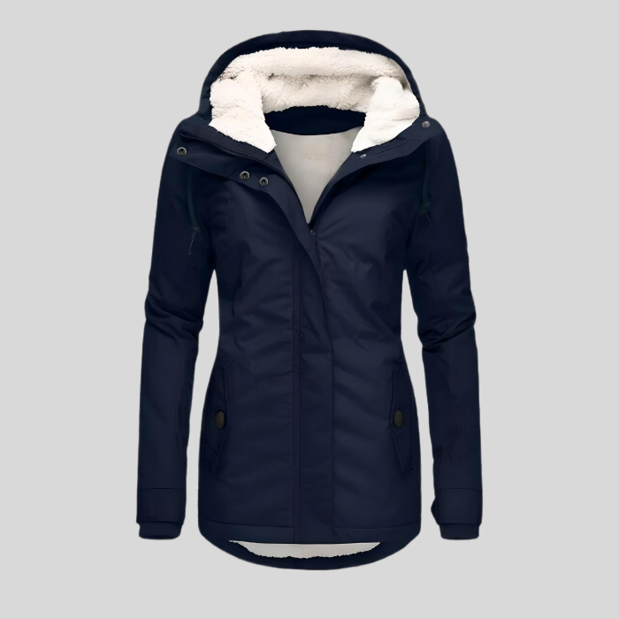 Damen Winterjacke Kapuze Fleece Isolierung