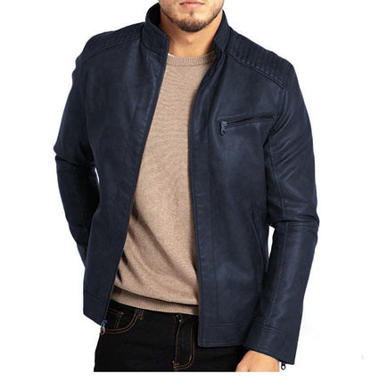 Stilvolle Lederjacke Herren Elegant