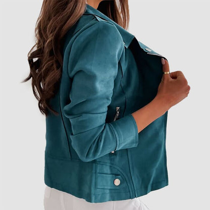 Moderne Herbstjacke Damen Chic - IdealeKleiden