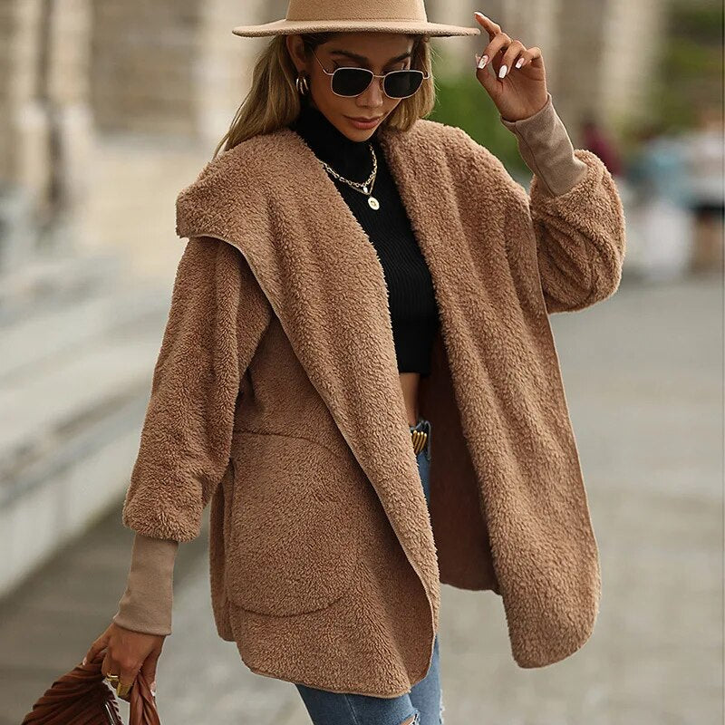 Warme Fleecejacke Damen