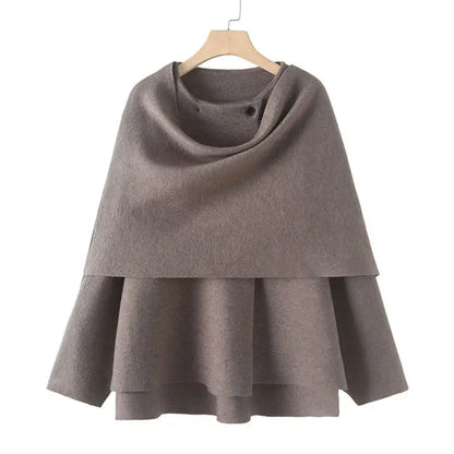 Stilvolle Damenjacke Asymmetrisch Modern