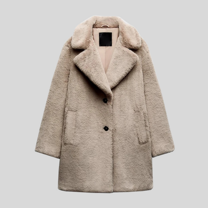 Frauen Wintermantel Übergröße Elegant Stylish