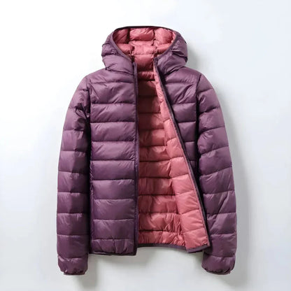 Ultradünne Entendaunenjacke
