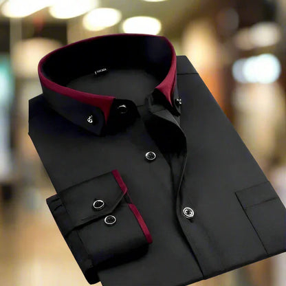 Elegantes Langarmhemd Herren Klassik - IdealeKleiden