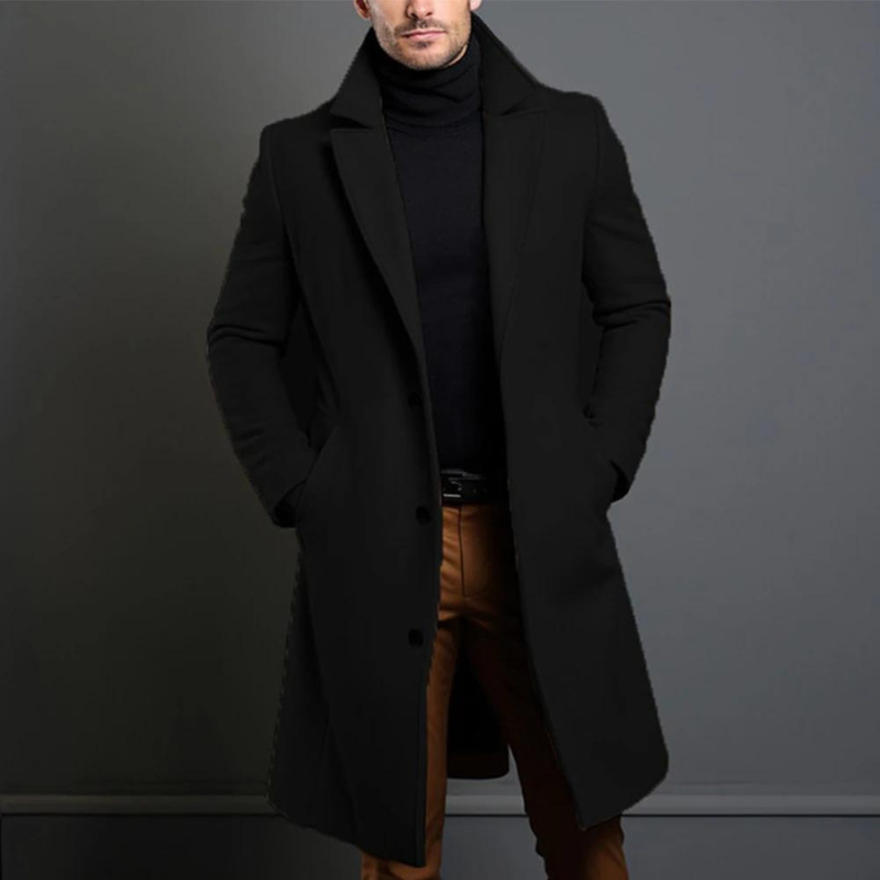 Herren Wintermantel Zeitlos Elegant - IdealeKleiden