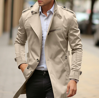 Stylisher Herren Mantel Modern Klassik - IdealeKleiden