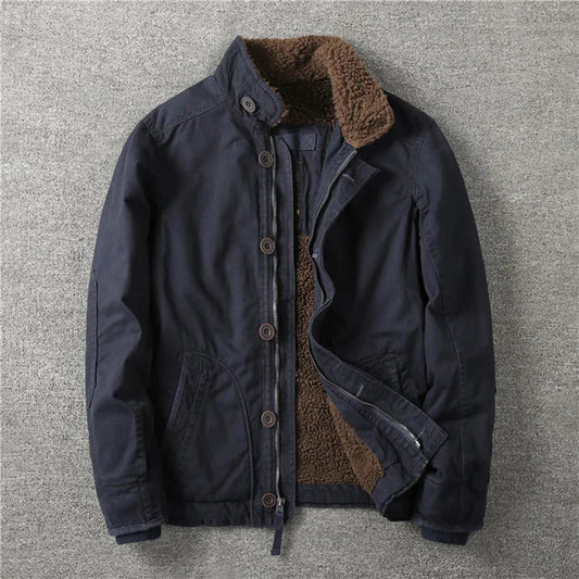 Herren Winterjacke Camouflage Warm - IdealeKleiden