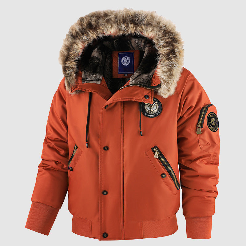Stylische Winterjacke Bomber-Style Innenfutter