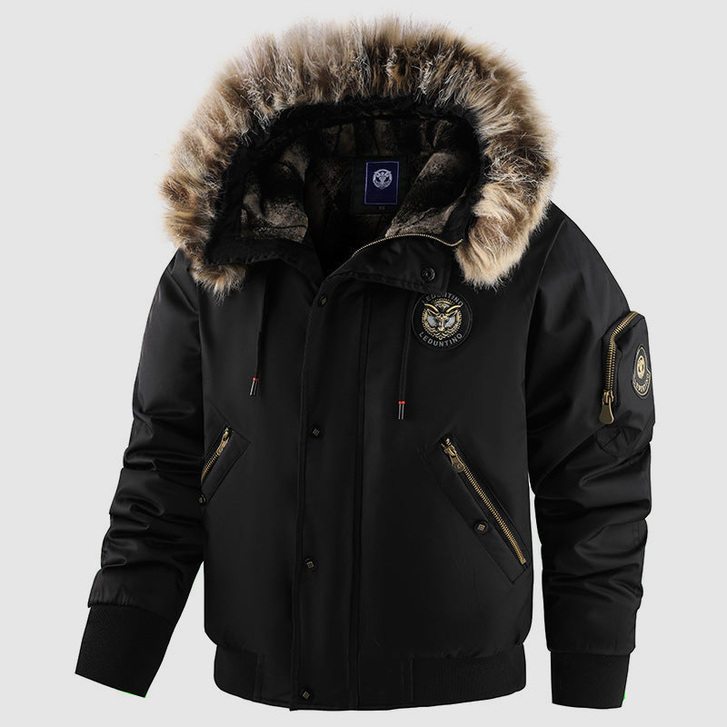 Stylische Winterjacke Bomber-Style Innenfutter