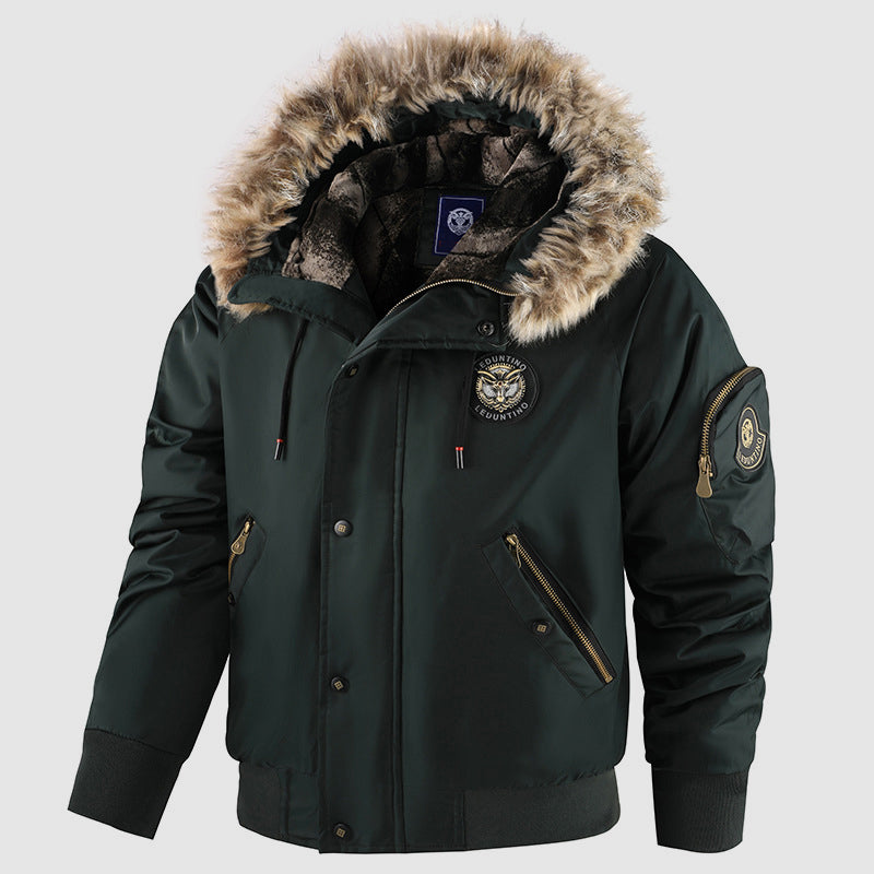 Stylische Winterjacke Bomber-Style Innenfutter