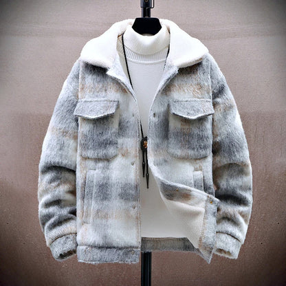 Stylish Karojacke Warm Fleece-Innenleben
