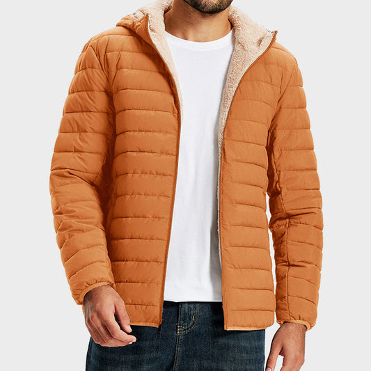 Wasserabweisende Pufferjacke Warm Fleece Innenfutter - IdealeKleiden