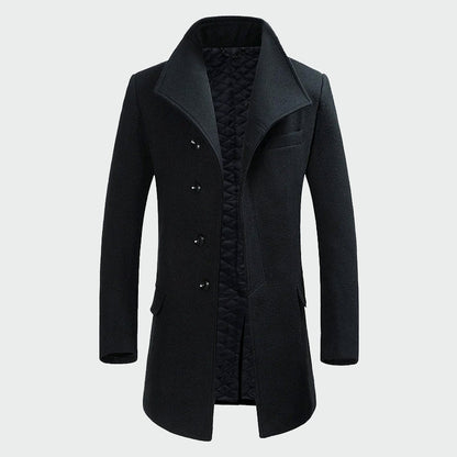 Warmes Winterkleid Merinowoll Mantel Damen