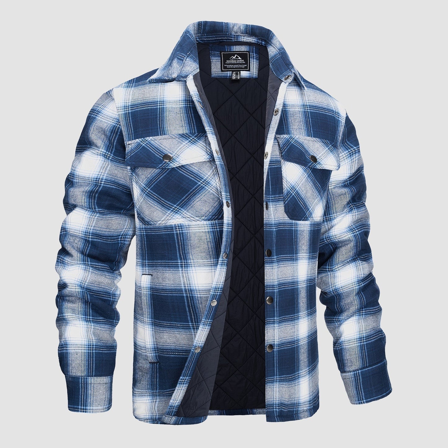 Herren Flanellhemd Warm & Bequem