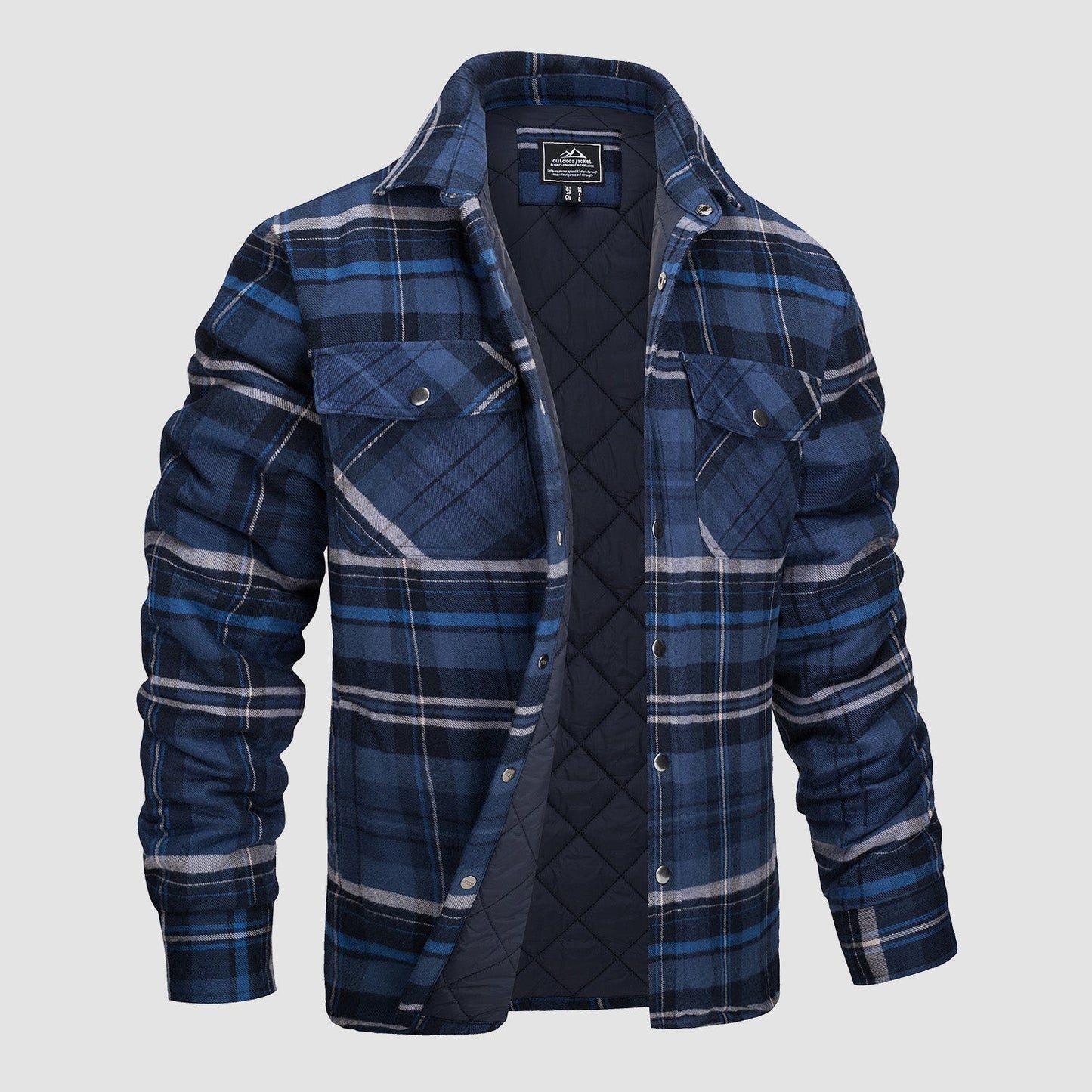 Herren Flanellhemd Warm & Bequem