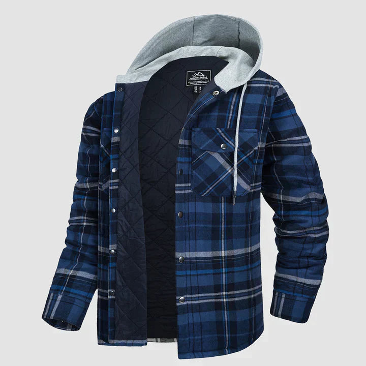 Harrison - Warme Flanell Herren Winterjacke