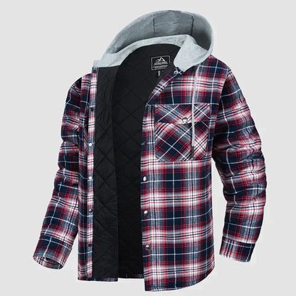 Harrison - Warme Flanell Herren Winterjacke