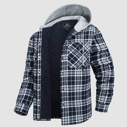 Harrison - Warme Flanell Herren Winterjacke