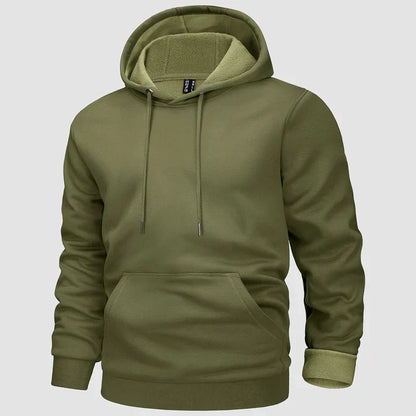 Herren Pullover Fleece Warm Kapuze