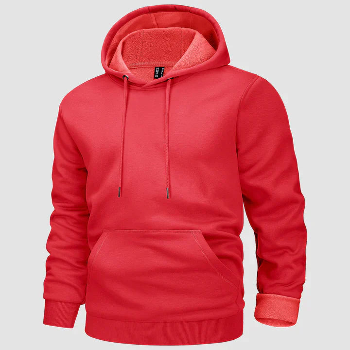 Herren Pullover Fleece Warm Kapuze