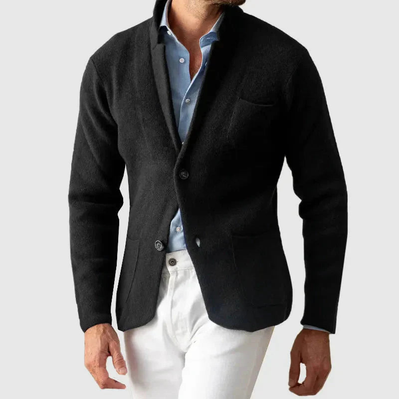 Eleganter Strickblazer Lässig Chic