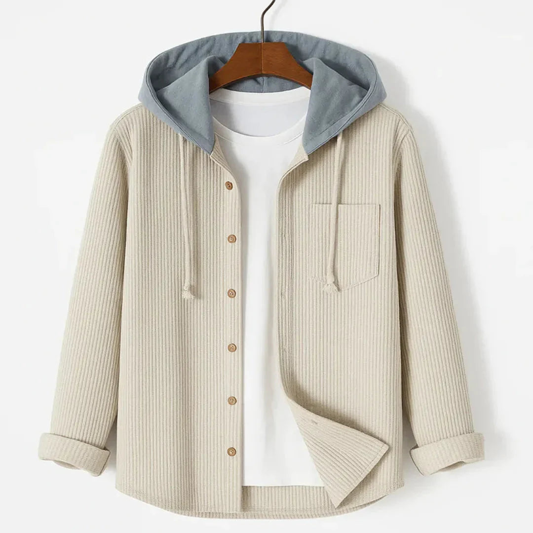 Modisches Overshirt Kapuze Schnellverschluss