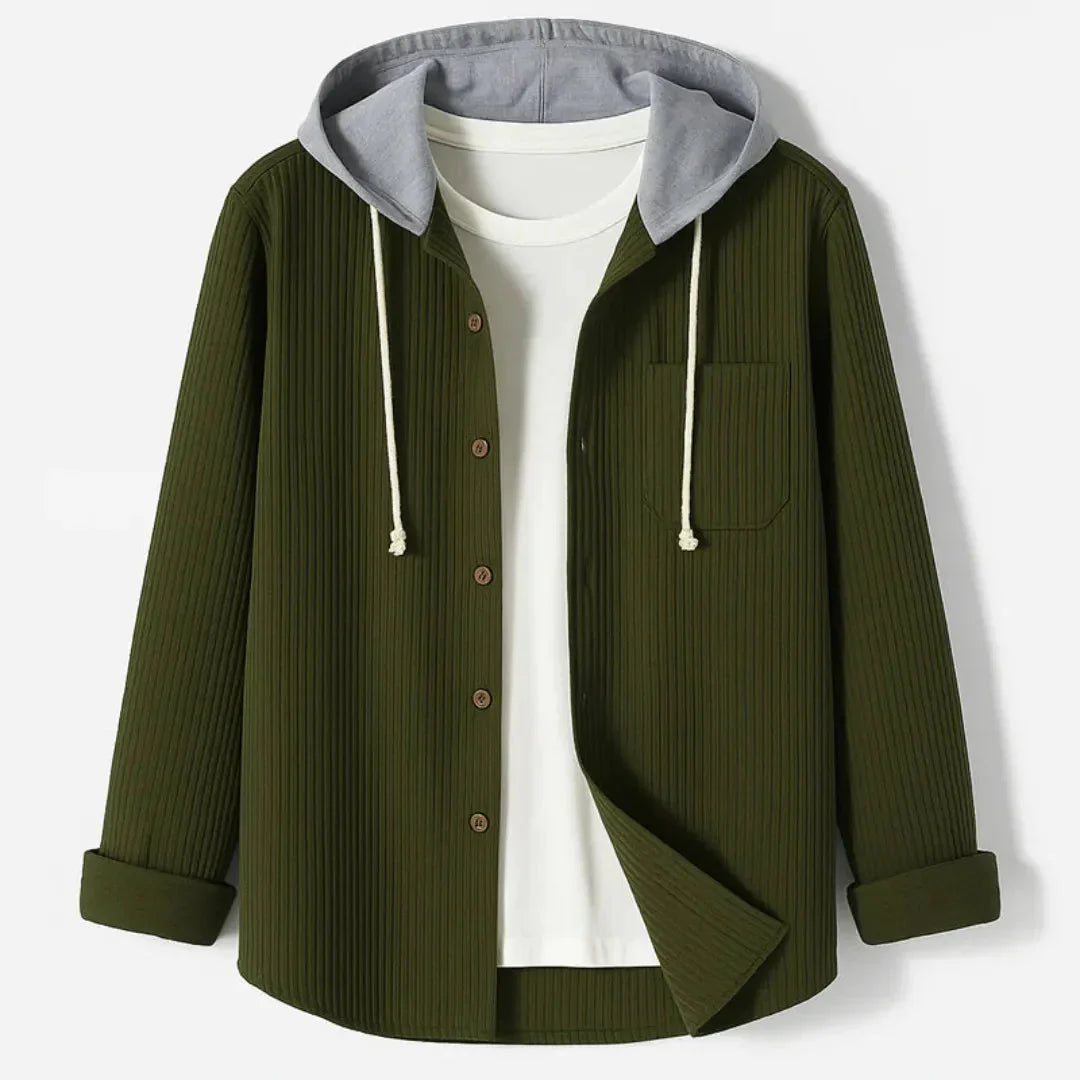 Modisches Overshirt Kapuze Schnellverschluss