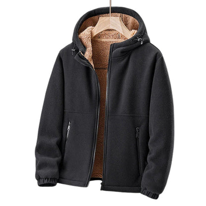 Herren Kapuzenmantel Bequem Warm